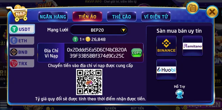 Nạp Tiền RikVip Nhanh Chóng Gia Tăng Ngân Sách Chinh Phục Những Ván Cược Lớn