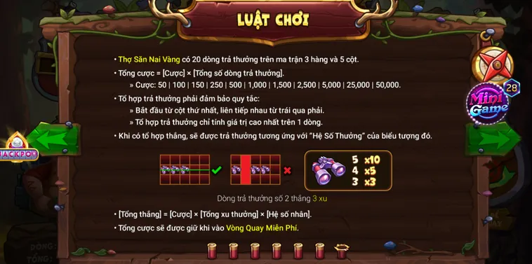 Nổ Hũ Thợ Săn Nai Vàng Tại RikVip Trải Nghiệm Đi Săn Kho Báu Đầy Hấp Dẫn