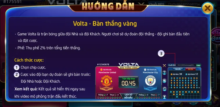 Chinh Phục Siêu Phẩm Minigame Volta Bàn Thắng Vàng Tại RikVip Đầy Hấp Dẫn