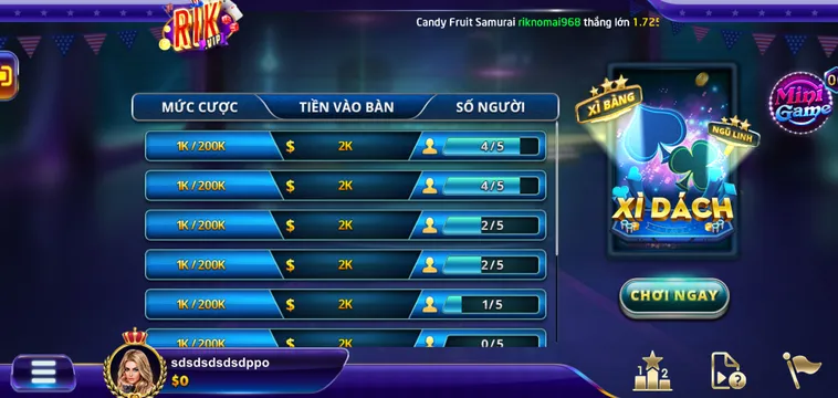 Xì Dách Tại RikVip Đỉnh Cao Chinh Phục Những Chiến Thắng Vang Dội Nhất