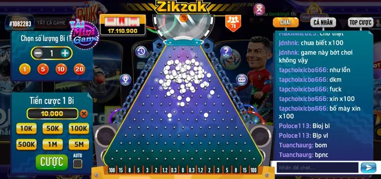 Minigame Zik Zak Tại RikVip Đỉnh Cao Chinh Phục Những Chiến Thắng Đầy Bất Ngờ